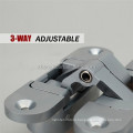 3 way adjustable exterior door hinge